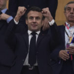 Macron attends France-Morocco semifinal match at World Cup