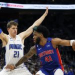 Pistons end 6-game skid, win fight-marred game vs Magic