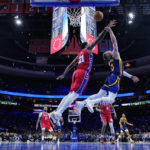 Embiid, Harden lead 76ers past short-handed Warriors