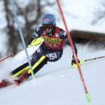 Holdener beats Shiffrin for 2nd World Cup slalom win