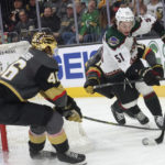 Stone scores twice in 3rd, Golden Knights beat Coyotes 5-2