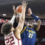 Sherfield's big second half carries Sooners to win over Roos