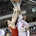 No. 10 Arkansas beats Bradley, extends win streak to 6 games