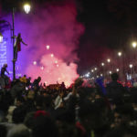 Moroccans celebrate historic World Cup win against Spain