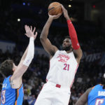 Embiid has triple-double in 76ers' road victory over Thunder