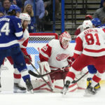 Husso makes 44 saves, helps Red Wings beat Lightning 4-2