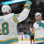DeAngelo caps Flyers rally for 4-3 OT win over Sharks