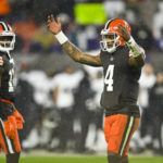 Watson throws for TD, wins home debut as Browns down Ravens
