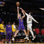 Davis injured, but LeBron leads Lakers past Denver 126-108