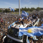 Argentina soccer team abandons parade amid swarms of people