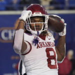 Kansas rallies, but Arkansas wins Liberty Bowl 55-53 in 3OTs