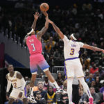 Davis scores 55 points, leads Lakers over Wizards 130-119