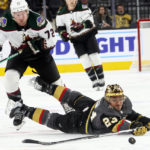 Stone scores twice in 3rd, Golden Knights beat Coyotes 5-2