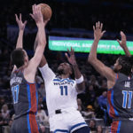 Reid scores 28 as Timberwolves top Thunder, snap 3-game skid