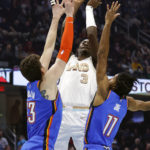 LeVert scores 22 points, Cavaliers beat Thunder 110-102