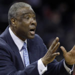 
              FILE - Charlotte Bobcats coach Paul Silas argues a call during the first half of an NBA basketball game against the Chicago Bulls in Charlotte, N.C., April 18, 2012. Silas, a member of three NBA championship teams, has died, his family announced Sunday, Dec. 11, 2022. He was 79. (AP Photo/Chuck Burton, file)
            