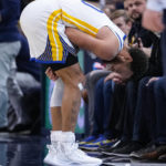 Curry injures shoulder, Pacers hold off Warriors 125-119