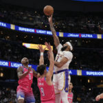 Davis scores 55 points, leads Lakers over Wizards 130-119