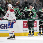 Johnston's late goal pushes Stars to 4-2 win over Canadiens