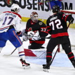 Senators score 3 in 2nd, hold on to beat Canadiens 3-2