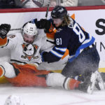 Barron, Scheifele score in 3rd period, Jets beat Ducks