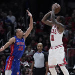 LaVine scores season-high 43 as Bulls beat Pistons 132-118