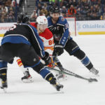 Laine scores on first shot, Blue Jackets beat Flames 3-1