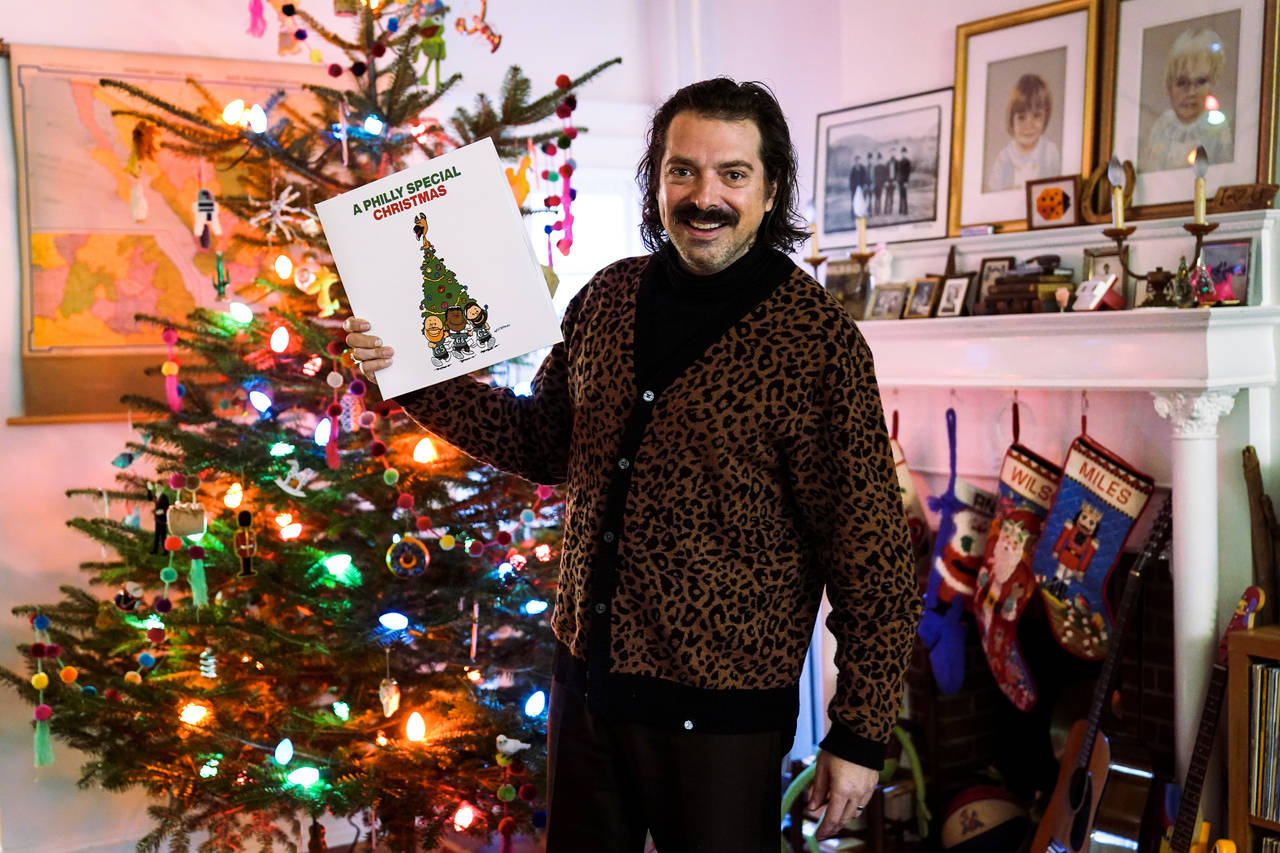 War on Drugs drummer Charlie Hall poses in Philadelphia, Wednesday, Dec. 7, 2022. Hall teamed up wi...