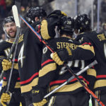 Vegas overcomes Forsberg's hat trick, beats Nashville in OT