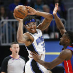 Pistons end 6-game skid, win fight-marred game vs Magic