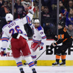 Rangers beat struggling Flyers 6-3 for 6th straight win