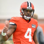 Watson dodges non-football questions after NFL suspension