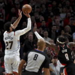 Murray's 3 gives Nuggets 121-120 win over Lillard, Blazers