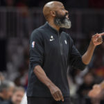 Nets win 10th straight, beating short-handed Hawks 108-107
