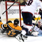 Crosby scores twice as surging Penguins roll by Columbus 4-1