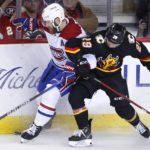 Cole Caufield breaks tie in 3rd, Canadiens beat Flames 2-1