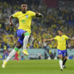 AP PHOTOS: World Cup highlights from Day 16