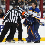 Kapanen's hat trick powers Penguins to 6-2 win over Blues