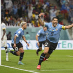 Uruguay beats Ghana 2-0 at World Cup but both teams out