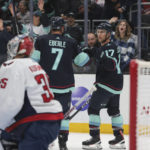 Matty Beniers scores in OT, Kraken rally past Capitals 3-2