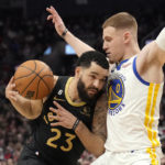 Poole scores career-high 43, Warriors win 1st without Curry