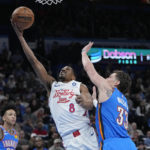 Embiid has triple-double in 76ers' road victory over Thunder