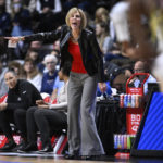 No. 9 UConn wins without Auriemma, topping Florida St 85-77