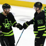 Olfosson's 1st NHL goal powers Stars to 5-2 win over Sharks