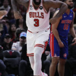 LaVine scores season-high 43 as Bulls beat Pistons 132-118