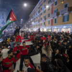 Moroccans celebrate historic World Cup win against Spain