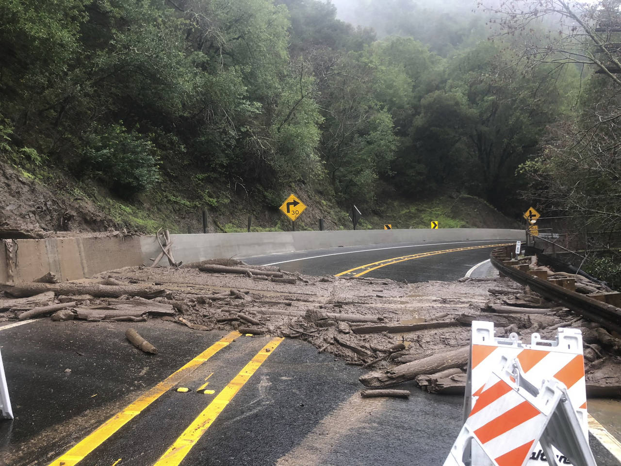 This Friday, Dec. 30, 2022, photo released by California Highway Patrol Dublin Area Office shows Ni...