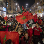 Moroccans celebrate historic World Cup win against Spain