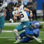 Goff has 340 yards, 2 TDs as Lions rout Jaguars 40-14