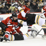 Pastrnak and Ullmark lead Bruins past struggling Devils, 4-3